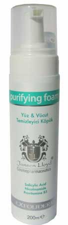 Exfoliderm Purifying Foam Face & Body AHA Cleanser